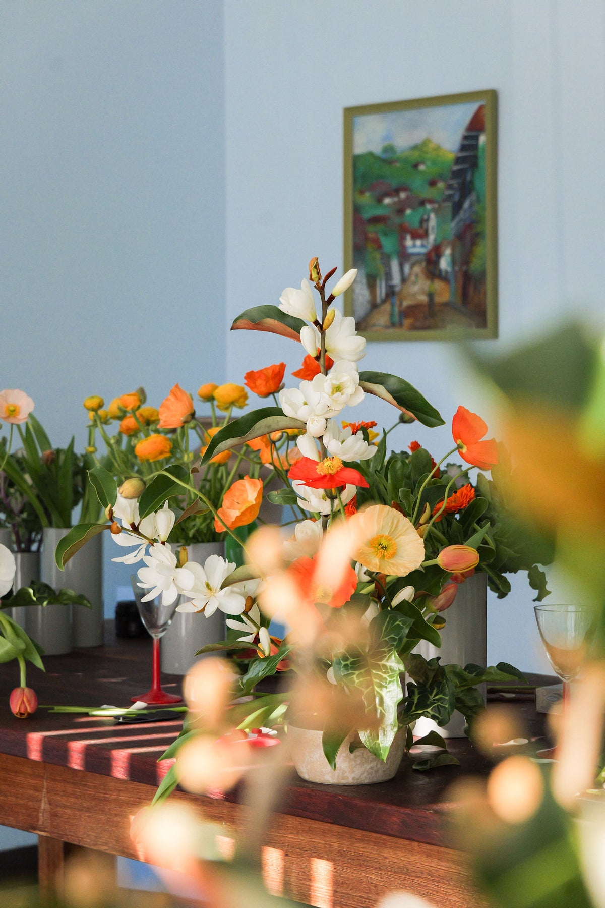spring workshop: table centres